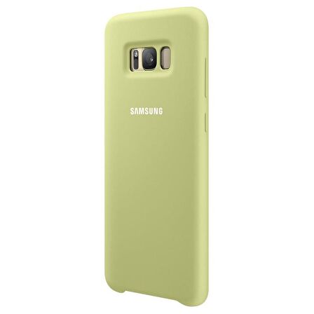 Galaxy S8 Plus ile Uyumlu Silikon Kılıf Yeşil EF-PG955TGEGWW