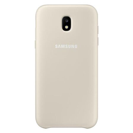 Galaxy J5 2017 ile Uyumlu Dual Layer Sert Kılıf Gold