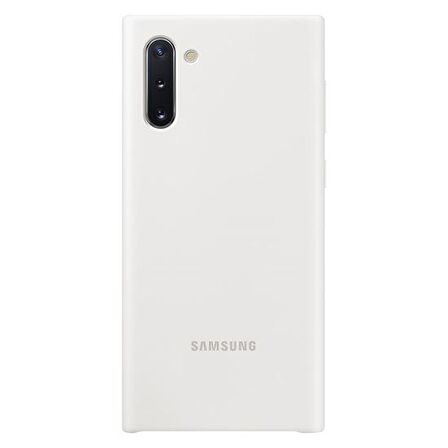 Samsung Galaxy Note 10 Silikon Kılıf - Beyaz EF-PN970TWEGWW
