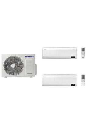 SAMSUNG WİNDFREE MULTİ 1 DIŞ + 2 İÇ ÜNİTE (12+18) DUVAR TİPİ DİGİTAL INVERTER KLİMA