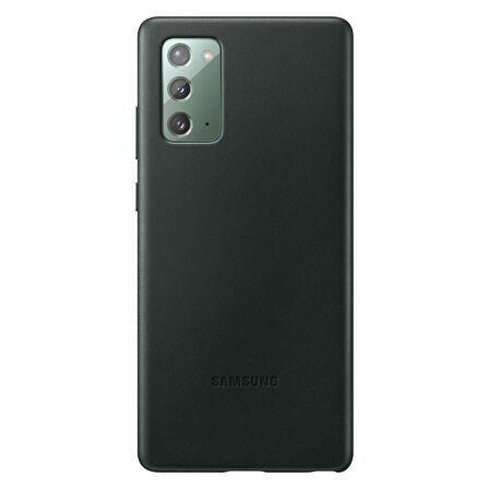 Samsung Galaxy Note 20 Deri Kılıf - Yeşil EF-VN980LGEGWW