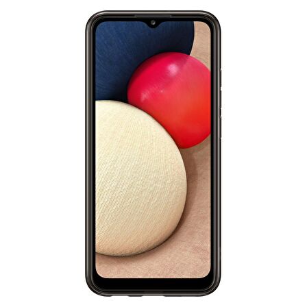 Galaxy A02s ile Uyumlu Yumuşak Kılıf Siyah EFQA025TBEGWW