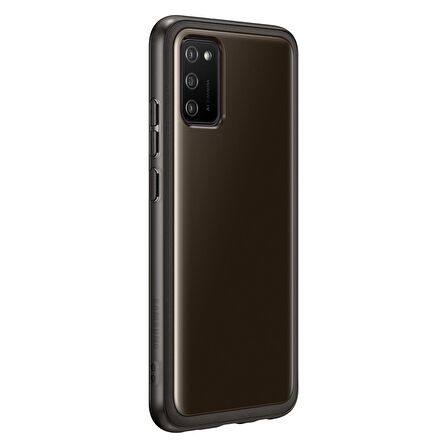 Galaxy A02s ile Uyumlu Yumuşak Kılıf Siyah EFQA025TBEGWW