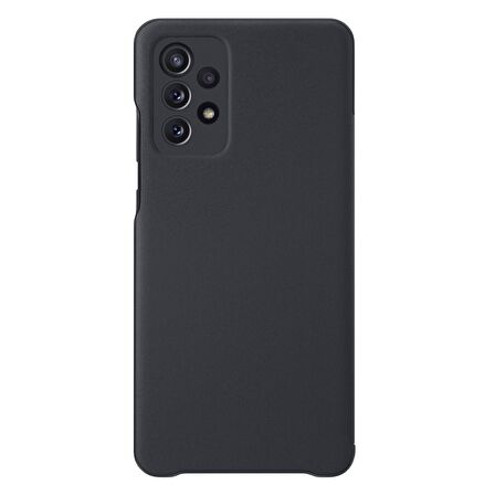 Galaxy A72 ile Uyumlu S View Cüzdan Kılıf Siyah EF-EA725PBEGWW