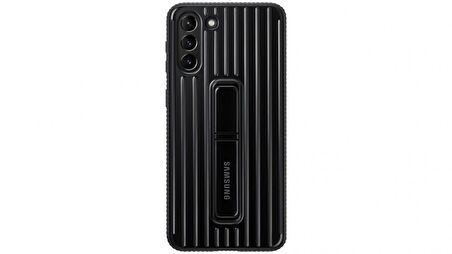 Galaxy S21 Plus 5G ile Uyumlu Protective Standing Cover Siyah EF-RG996CBEGWW