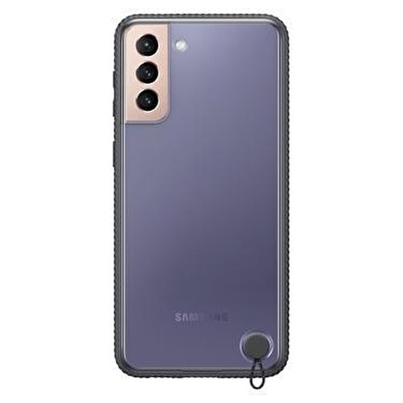 Galaxy S21 Plus 5G ile Uyumlu Clear Protective Cover Siyah EF-GG996CBEGWW