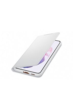 Galaxy S21 Plus / S21 Plus 5G ile Uyumlu LED View Kılıf Açık Gri EF-NG996PJEGTR