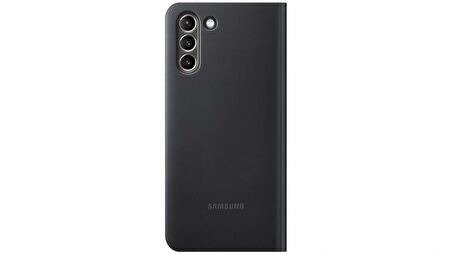 Galaxy S21 Plus / S21 Plus 5G ile Uyumlu LED View Kılıf Siyah EF-NG996PBEGTR