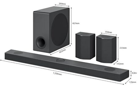 LG S95QR 810 WATT SOUNDBAR