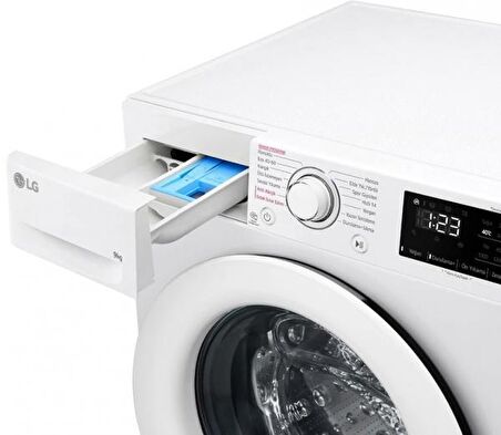 LG F4V3VYW3WE 9 Kg 1400 Devir Çamaşır Makinesi