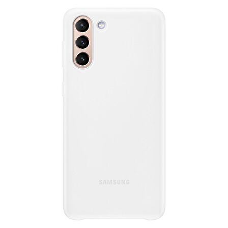 Galaxy S21 Plus 5G ile Uyumlu Smart LED Cover Beyaz EF-KG996CWEGTR