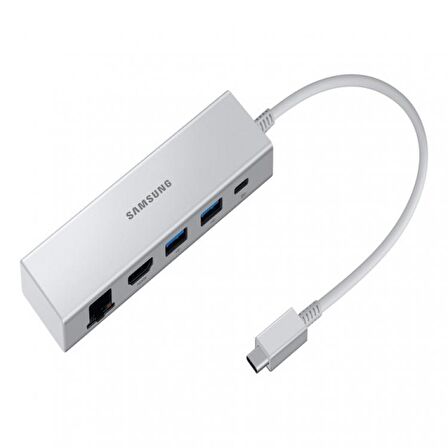 Samsung EE-P5400U Multiport Adaptör USB 3.0 Type-C Gigabit Ethernet, HDMI, Power Supply Samsung Türkiye Garantili