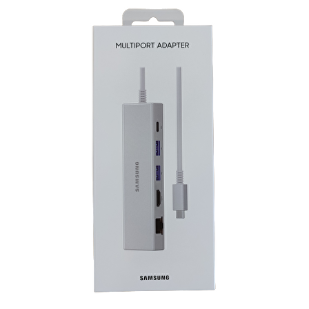 Samsung EE-P5400U Multiport Adaptör USB 3.0 Type-C Gigabit Ethernet, HDMI, Power Supply Samsung Türkiye Garantili