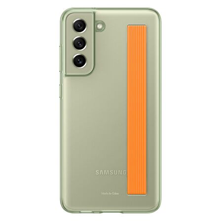 Galaxy S21 FE 5G ile Uyumlu İnce Kayışlı Kılıf Nane-EF-XG990CMEGWW