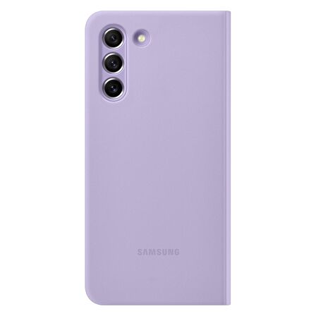 Galaxy S21 FE ile Uyumlu Smart Clear View Kılıf-Mor EF-ZG990CVEGTR