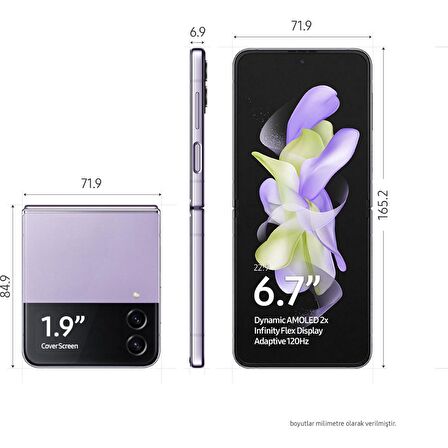 Samsung Galaxy Z Flip4 128 GB 8 GB Ram Mor