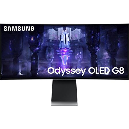 SAMSUNG ODYSSEY G8 LS34BG850SUXUF 34" 0.03Ms 175Hz AMD FREESYNC PREMIUM PRO KAVİSLİ GAMİNG MONİTÖR