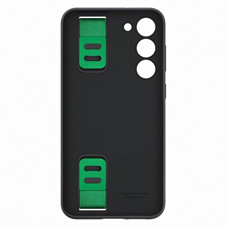 Samsung Galaxy S23 Plus İnce Kordonlu Silikon Kılıf - Siyah