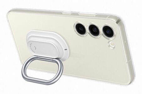 Samsung Galaxy S23 Standlı Halkalı Kılıf - Şeffaf
