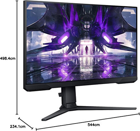 Samsung Odyssey G3 LS24AG300NRXUF 24" 1 ms Full HD Pivot 144 Hz Oyuncu Monitörü - Teşhir