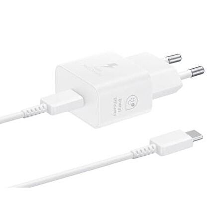 Samsung  25 W Beyaz Süper Hızlı Şarj Seti  EP-T2510 TYPE-C