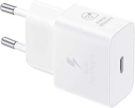 Samsung 25 Watt Şarj Adaptörü + Kablo Seti, Beyaz - Teşhir
