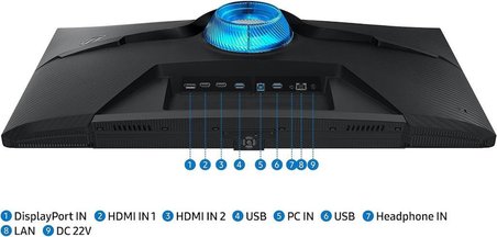 Samsung Odyssey G7 LS32BG700EUXUF 32" 1 ms UHD Oyuncu Monitörü Teşhir