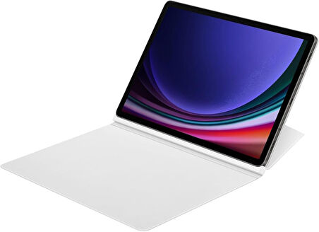 Samsung Galaxy Tab S9 Ultra Akıllı Kapaklı Kılıf Beyaz Outlet