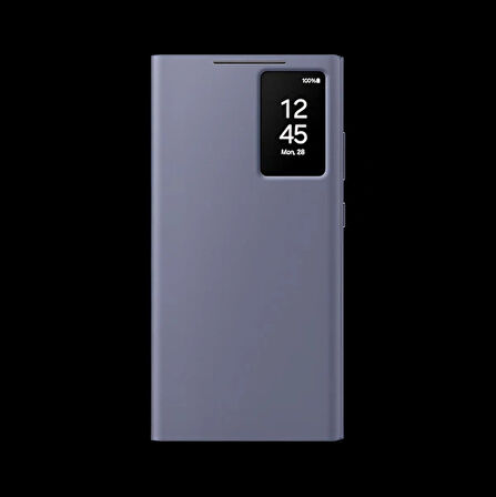 Galaxy S24 Ultra Akıllı Ekranlı Cüzdanlı Kılıf