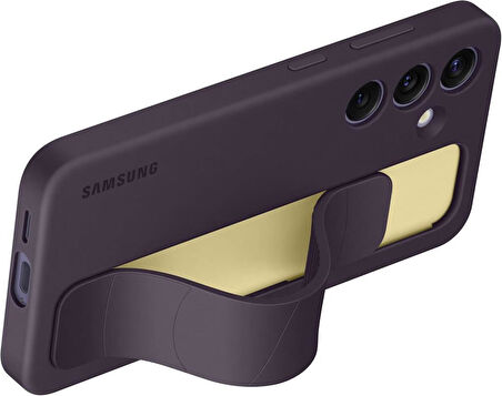 Samsung Galaxy S24 Koyu Eflatun Silikon Kılıf Outlet