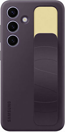 Samsung Galaxy S24 Koyu Eflatun Silikon Kılıf Outlet