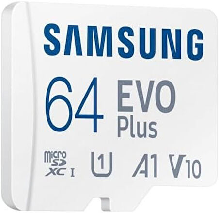 Samsung Evo Plus 64 GB micro SDXC 160MB/sn  MB-MC64SA/TR Hafıza Kartı