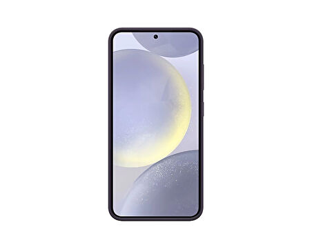 Samsung Galaxy S24 Silikon Kılıf Koyu Eflatun