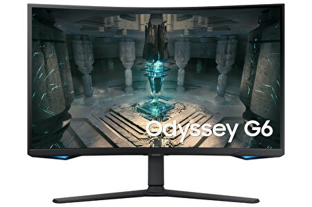 Samsung 32 inç Oyun Monitörü, QHD Çözünürlük ve 240 Hz Yenileme Hızı Siyah