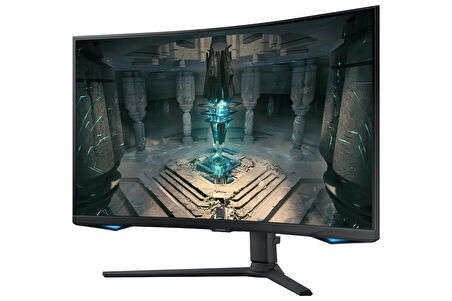 Samsung 32 inç Oyun Monitörü, QHD Çözünürlük ve 240 Hz Yenileme Hızı Siyah