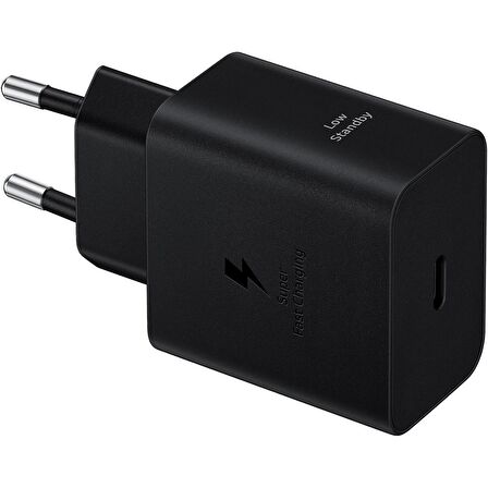 Samsung EP-T4511X Type-C Süper Hızlı Şarj Cihazı 45W Siyah Samsung Türkiye Garantili