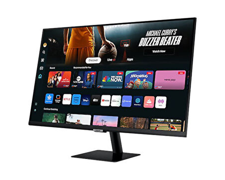 SAMSUNG M7 LS32DM702UUXUF 32" 4Ms 60Hz 4K UHD HDR10 SMART SİYAH MONİTÖR