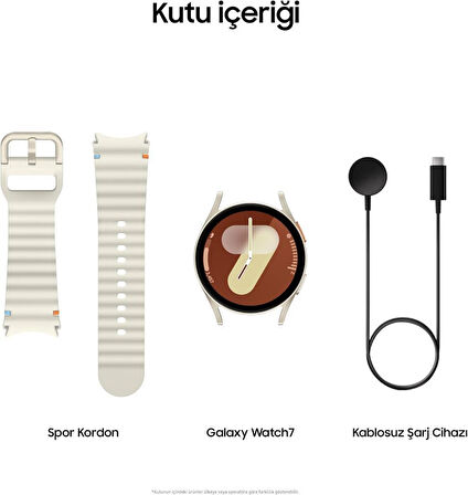 Samsung Galaxy Watch 7 40mm Krem Akıllı Saat Teşhir