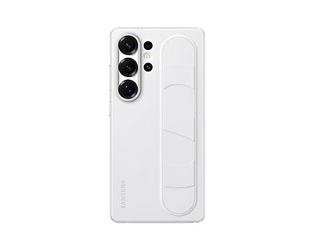 Samsung Galaxy S25 Ultra Standlı Kordonlu Kılıf - Beyaz