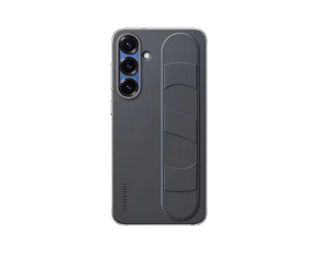 Samsung Galaxy S25+ Standlı Kordonlu Kılıf Siyah
