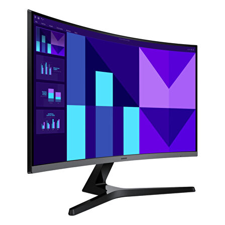 Samsung Essential S3 LS27D390GAUXUF 27" 100Hz 4Ms VGA+HDMI FullHD VA Curved Vesa Monitör
