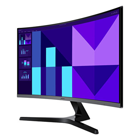 Samsung Essential S3 LS27D390GAUXUF 27" 100Hz 4Ms VGA+HDMI FullHD VA Curved Vesa Monitör
