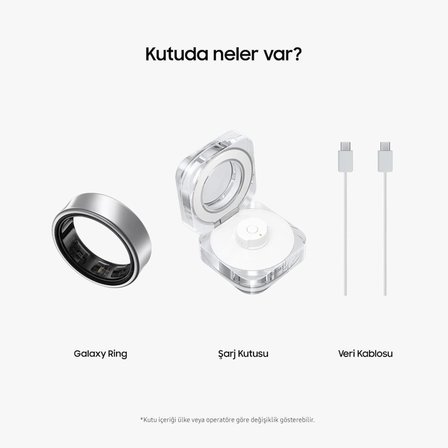 Samsung Galaxy Ring 7 Size 17.3 mm Gümüş Titanyum