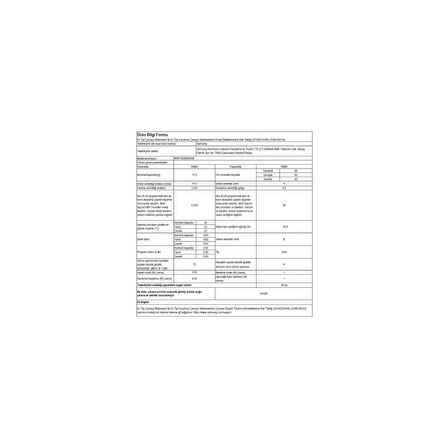 Samsung WW11DB7B34GBAH 1400 Devir 11 kg Çamaşır Makinesi