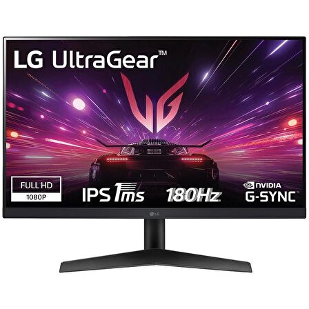 Lg Ultragear 23.8'' 24GS60F-B 180Hz 1Ms (Gtg) HDR10 Full Hd IPS Gaming Monitör