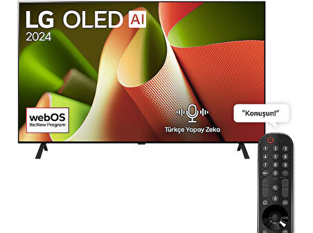 LG OLED77B46LA 77 inç 195 Ekran 4K Smart AI Sihirli Kumanda Uydu Alıcılı webOS24 OLED TV