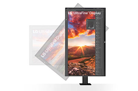 LG 31.5'' 32UN880K-B 60Hz 5ms IPS UHD 4K Pivot FreeSync Monitör
