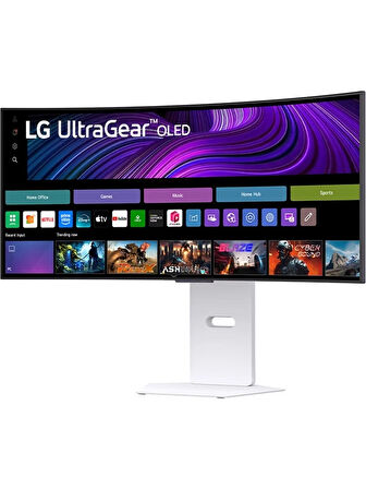 LG 34" 34GX90SA-W 240Hz 0.03MS(GTG) Wqhd OLED Displayhdr True Black 400 Webos Curved Smart Gaming Monitör