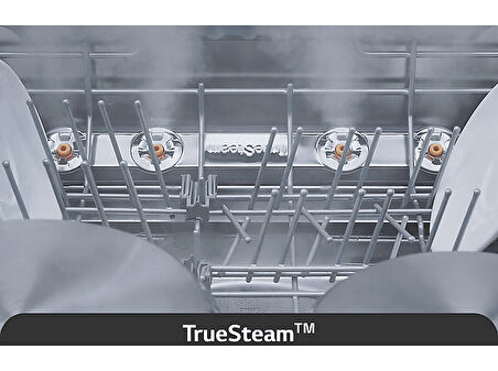 LG DFC237HMS.ABMPLTK A Enerji Sınıfı 14 Kişilik 10 Programlı Bulaşık Makinesi Mat Siyah