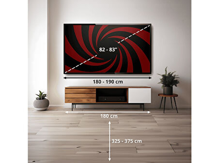 LG OLED83C54LA 83 inç 210 Ekran 4K Smart 144Hz AI Sihirli Kumanda Uydu Alıcılı webOS25 OLED evo TV
